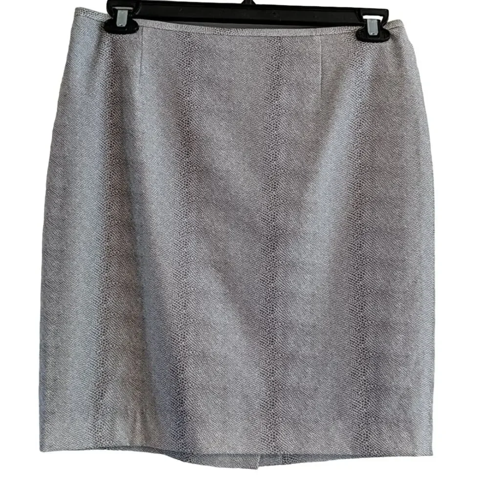 NWOT Calvin Klein Light Gray Pencil Skirt, 10